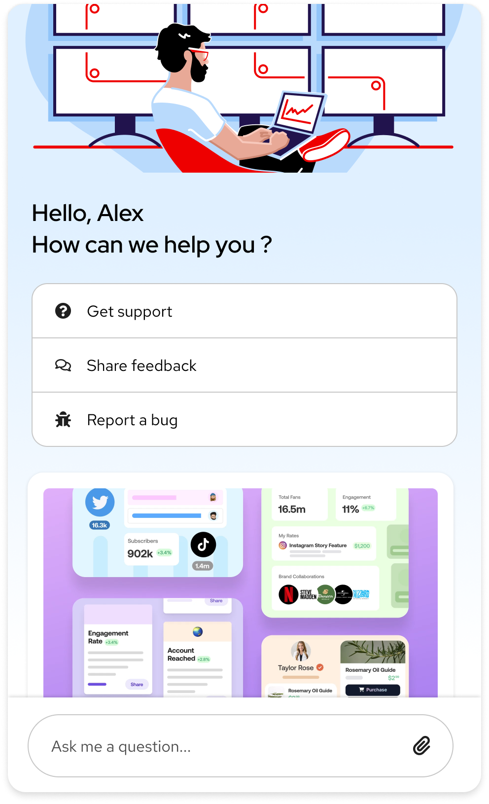 chat ui option 2